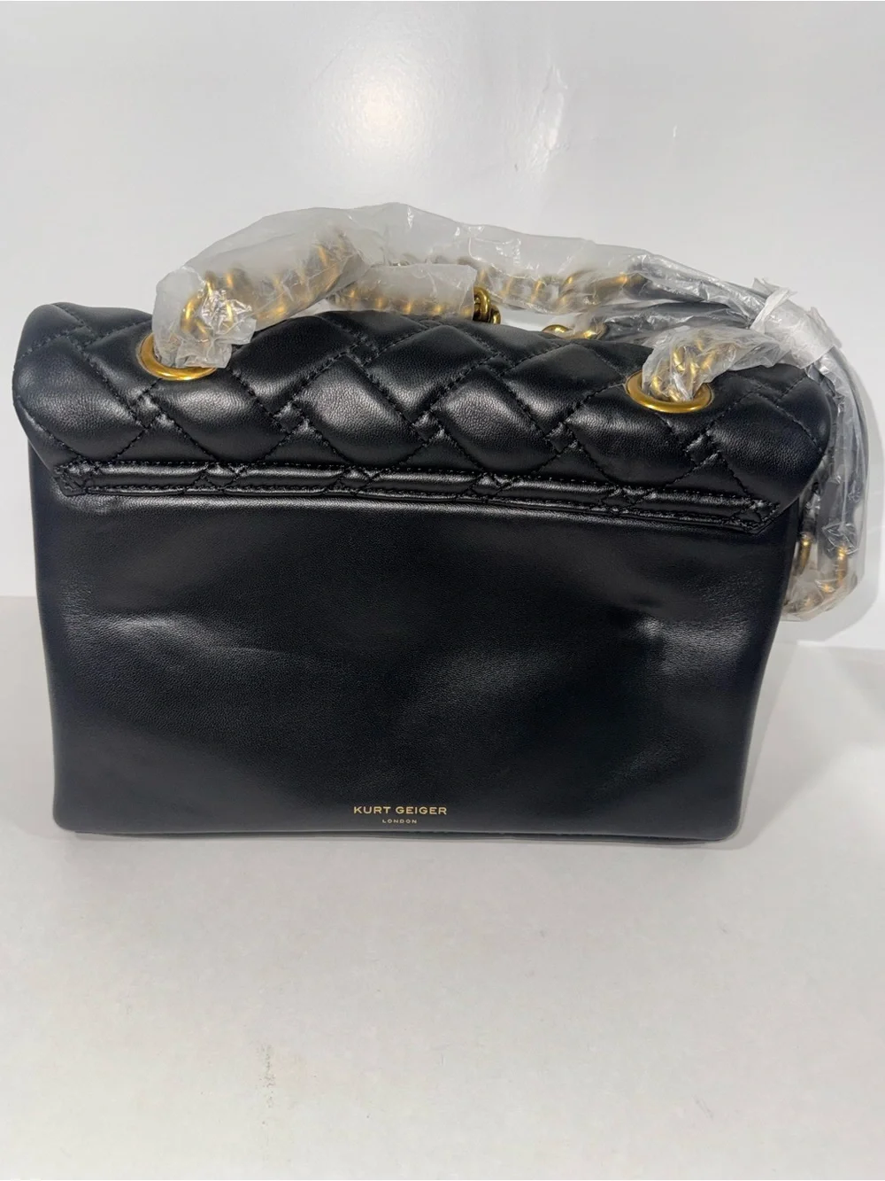 KURT GEIGER LONDON LEATHER KENSINGTON BAG